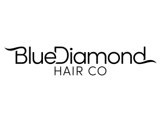 Blue Diamond Hair Co logo design by FriZign
