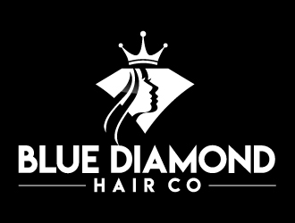 Blue Diamond Hair Co logo design by jaize