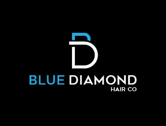 Blue Diamond Hair Co logo design by usef44