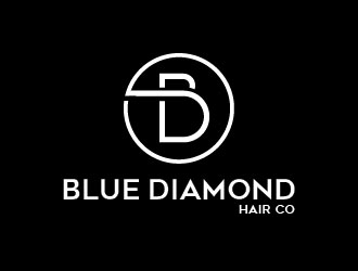 Blue Diamond Hair Co logo design by usef44