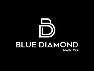 Blue Diamond Hair Co logo design by usef44