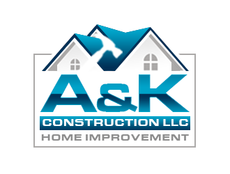 A&K Construction LLC logo design by kunejo