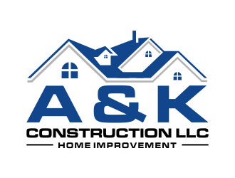 A&K Construction LLC logo design by cahyobragas