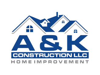 A&K Construction LLC logo design by cahyobragas
