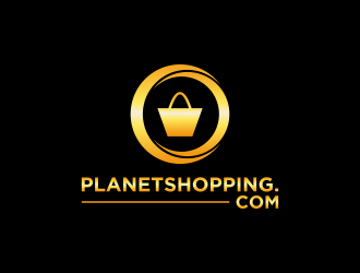 PlanetShopping.com logo design by bomie