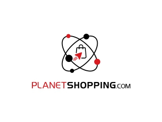 PlanetShopping.com logo design by DMC_Studio