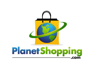 PlanetShopping.com logo design by usef44