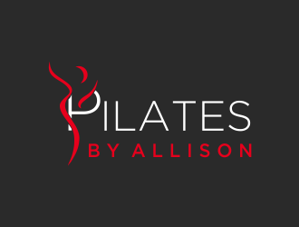 Pilates by Allison logo design by Mahrein