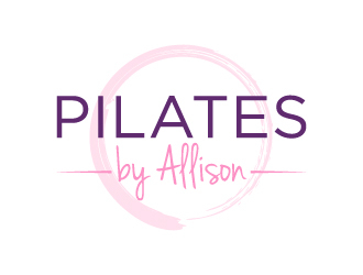 Pilates by Allison logo design by Mirza