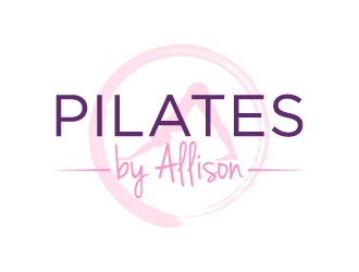 Pilates by Allison logo design by Mirza