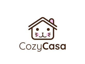 CozyCasa logo design by NadeIlakes