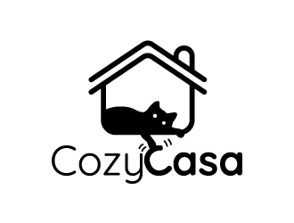 CozyCasa logo design by NadeIlakes