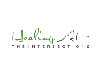 HEALING AT THE INTERSECTIONS logo design by Artomoro