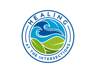 HEALING AT THE INTERSECTIONS logo design by cybil