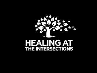 HEALING AT THE INTERSECTIONS logo design by M J