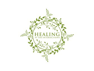 HEALING AT THE INTERSECTIONS logo design by bombers