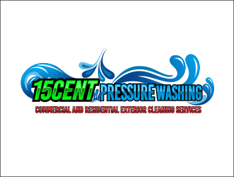 15cent Pressure Washing logo design by niichan12