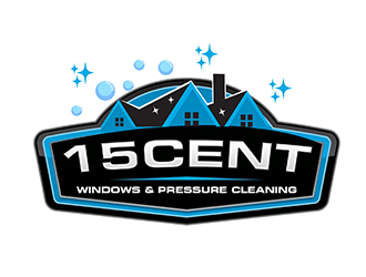 15cent Pressure Washing logo design by PrimalGraphics