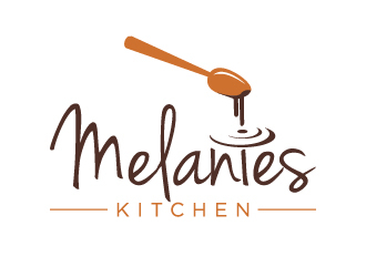 Melanies Kitchen logo design by Mirza