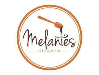 Melanies Kitchen logo design by Mirza