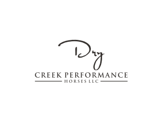 Dry Creek Performance Horses LLC  logo design by Artomoro