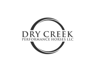 Dry Creek Performance Horses LLC  logo design by bombers