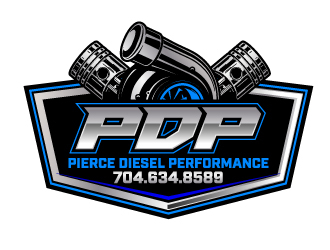 PDP, Pierce Diesel Performance logo design by jaize