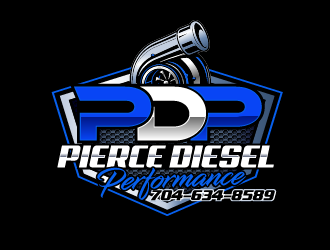 PDP, Pierce Diesel Performance logo design by axel182