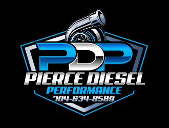 PDP, Pierce Diesel Performance logo design by axel182