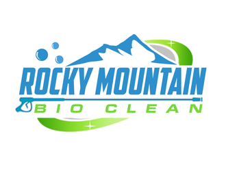 Rocky Mountain Bio Clean logo design by kunejo