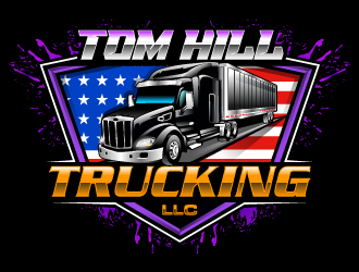 TOM HILL TRUCKING  LLC logo design by Suvendu