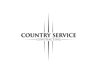 Country Service Contracting Logo Design