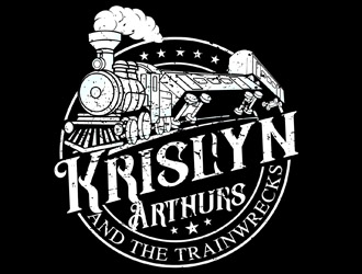 Krislyn Arthurs and The TrainWrecks logo design by DreamLogoDesign