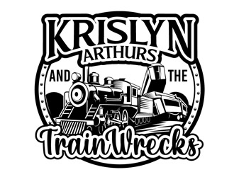 Krislyn Arthurs and The TrainWrecks logo design by DreamLogoDesign