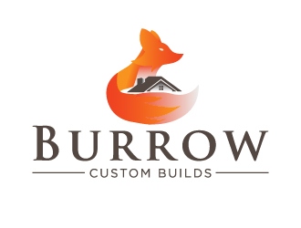 Burrow Custom Builds logo design by Mirza
