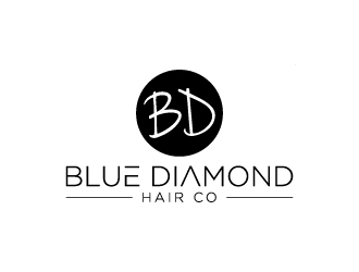 Blue Diamond Hair Co logo design by Creativeminds