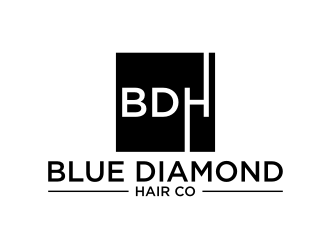 Blue Diamond Hair Co logo design by rief