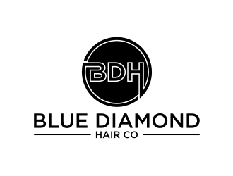 Blue Diamond Hair Co logo design by rief