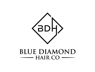 Blue Diamond Hair Co logo design by Walv