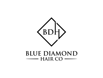 Blue Diamond Hair Co logo design by Walv