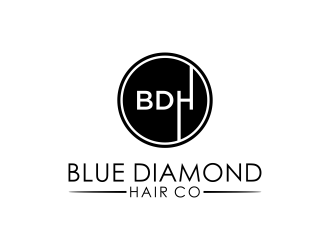 Blue Diamond Hair Co logo design by Walv