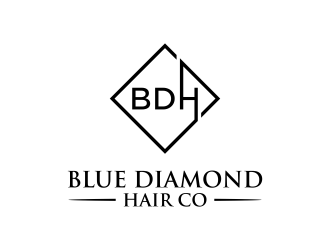 Blue Diamond Hair Co logo design by Walv