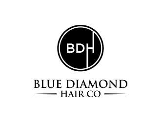 Blue Diamond Hair Co logo design by Walv