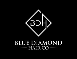 Blue Diamond Hair Co logo design by Walv