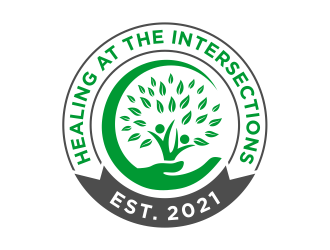 HEALING AT THE INTERSECTIONS logo design by cintoko