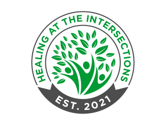 HEALING AT THE INTERSECTIONS logo design by cintoko