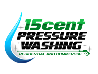 15cent Pressure Washing logo design by ingepro