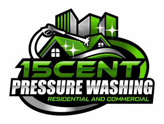 15cent Pressure Washing logo design by ingepro