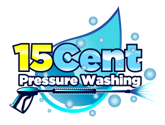15cent Pressure Washing logo design by Suvendu