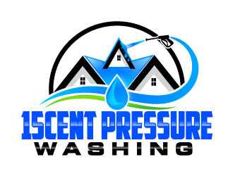 15cent Pressure Washing logo design by Suvendu